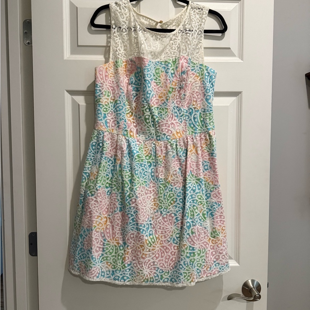 Lilly Pulitzer Pastel Lace Dress